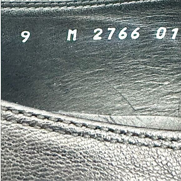 BROLETTO Men’s Black Loafers Slip-on Leather Rubber Sole Size 9 M ITALY Used - Picture 9 of 11